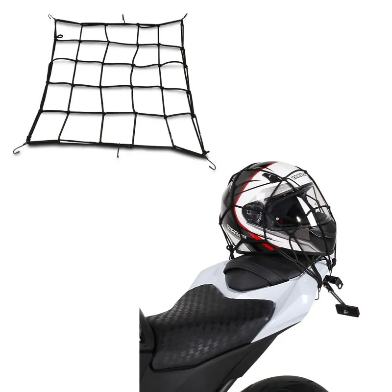 2x Bagagenet motorfiets Bagtecs universeel inzetbare zwart Discount Set Hete Deal