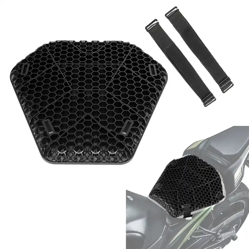 Bestseller Gelkussen compatibel met BMW S 1000 R / RR / XR Tourtecs AC2 TPE Gel L zitkussen zwart