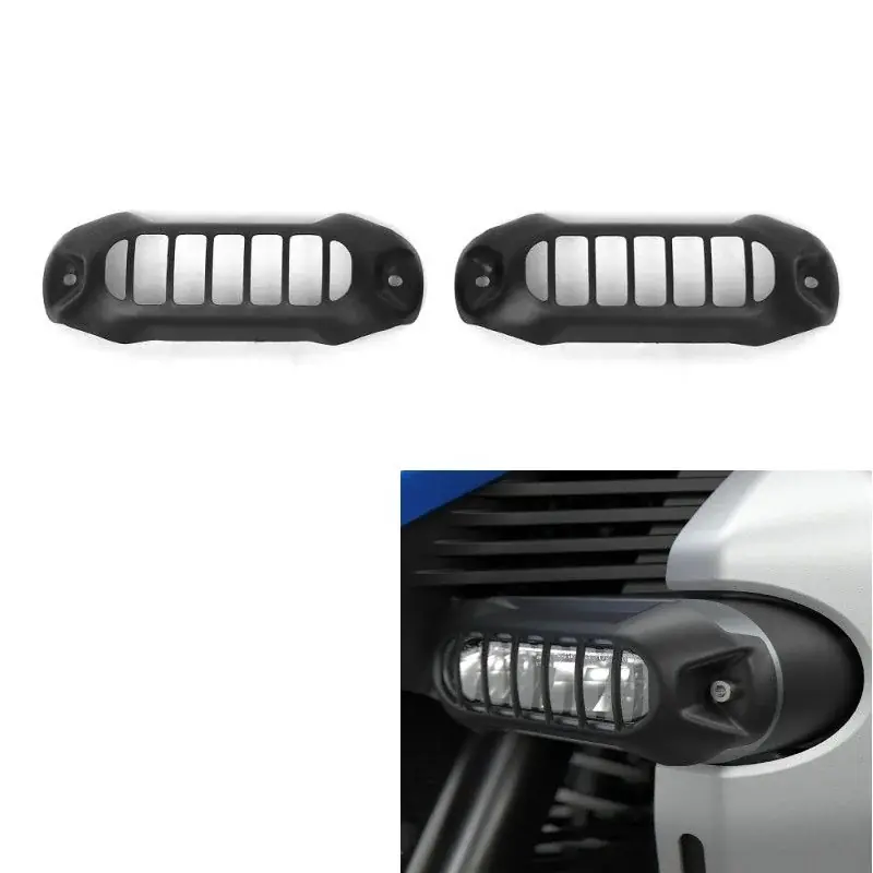 Beschermrooster LED extra koplamp geschikt voor BMW R 1300 GS Adventure 24-26 beschermkap BS17 Beperkte Voorraad