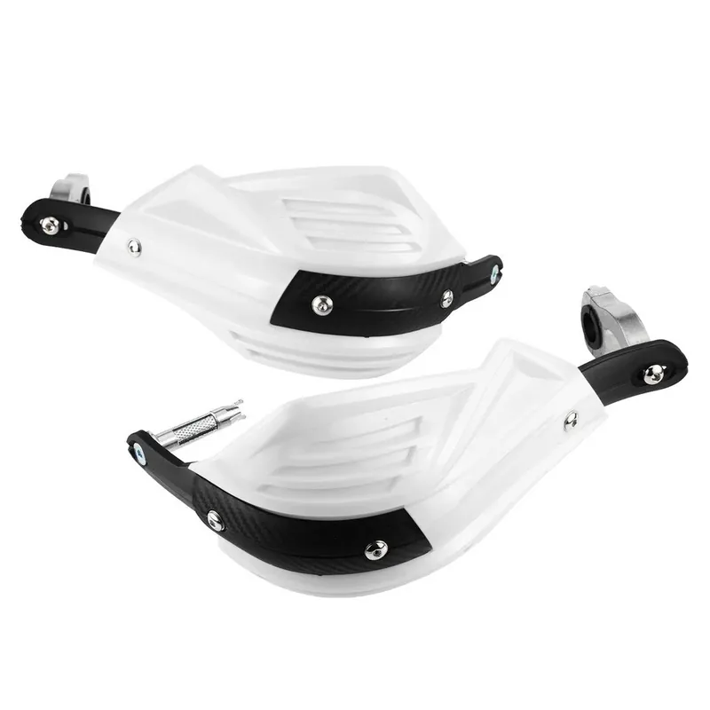 Handguards Motocross / Handbeschermers Enduro XDure XD5 wit Gecertificeerd