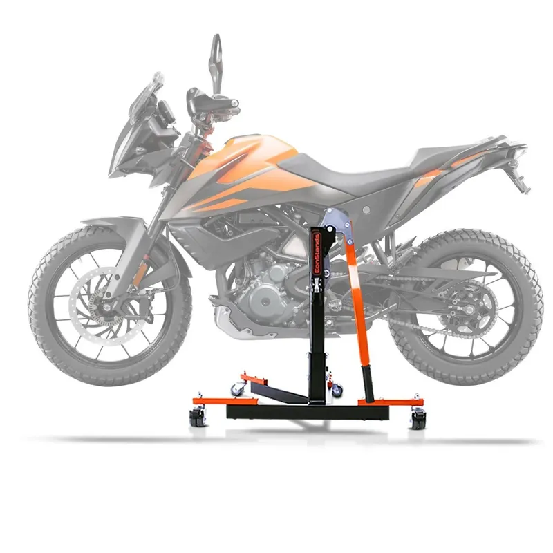 Meest Verkocht Center Paddock Stand compatibel met KTM 390 Adventure 20-24 Lift ConStands Power-Evo oranje