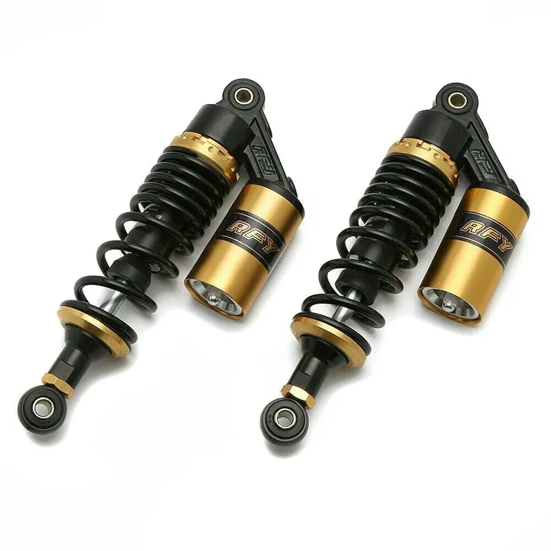 Koopje Schokbrekers achter 280mm compatibel met Yamaha XV 950 / R / YS 125 Zaddox RS2 zwart-gold