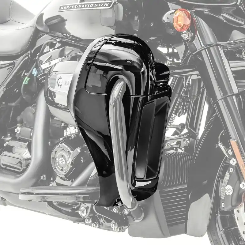 Finale Uitverkoop Been Kuip passend voor Harley Davidson Road King 14-23 Craftride zwart