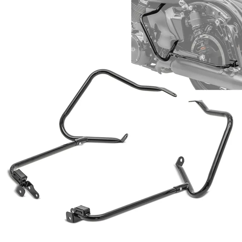 Aanbieding Zadeltassen houder passend voor Harley Davidson Road King Special 17-26 kofferdrager zwart Craftride