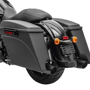 Zijkoffers Stretched passend voor Harley Davidson Street Glide (FLHX) 06-13 zwart matt Craftride Actieprijs