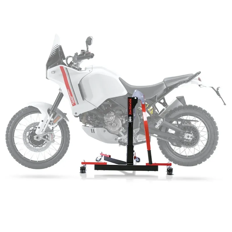Center Paddock Stand compatibel met Ducati Desert X 22-25 Lift ConStands Power-Evo rood Tijdelijk Beschikbaar