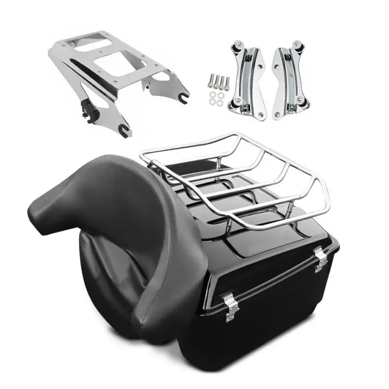 Topkoffer King passend voor Harley Davidson Road Glide Custom 10-13 Docking-Kit Bagagerek Craftride Favoriet