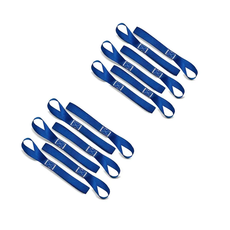 Favoriet 2x Sjorriemen voor spanbanden, 6er Mega Pack Blue Discount Set