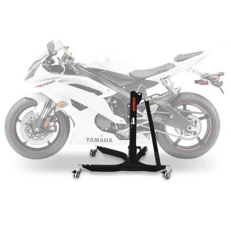Laatste Kans Central Lift compatibel met Yamaha YZF-R6 06-20 zwarte Paddock Stand ConStands Power-Classic