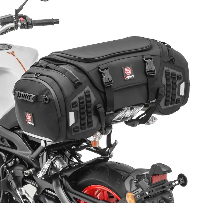 Beperkte Voorraad Buddyseat tas compatibel met Kawasaki Z 800 / e / Z 750 / R / S Bagtecs XR65 65Ltr