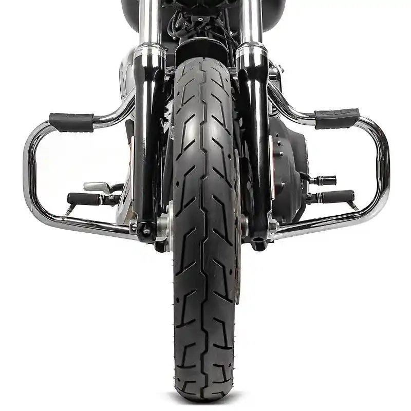 Actieprijs Valbeugel passend voor Harley Davidson Dyna Super Glide Custom 06-15 Craftride Mustache chroom