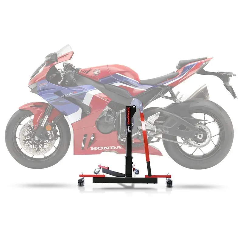 Laatste Kans Center Paddock Stand opvouwbaar voor Honda CBR 1000 RR-R Fireblade 20-23 Lift Power Flex rood