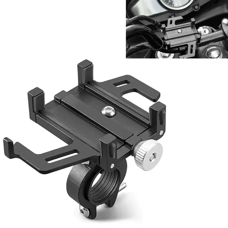 Betrouwbaar Motorfiets Smartphone Houder voor Stuur Tourtecs PH1 Mobiele Telefoon Houder Aluminium beugel