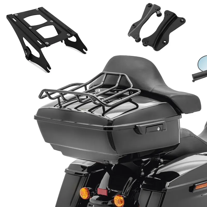 Direct Beschikbaar Topkoffer King NLB passend voor Harley Davidson CVO Street Glide 14-26 + docking kit Topcase Craftride
