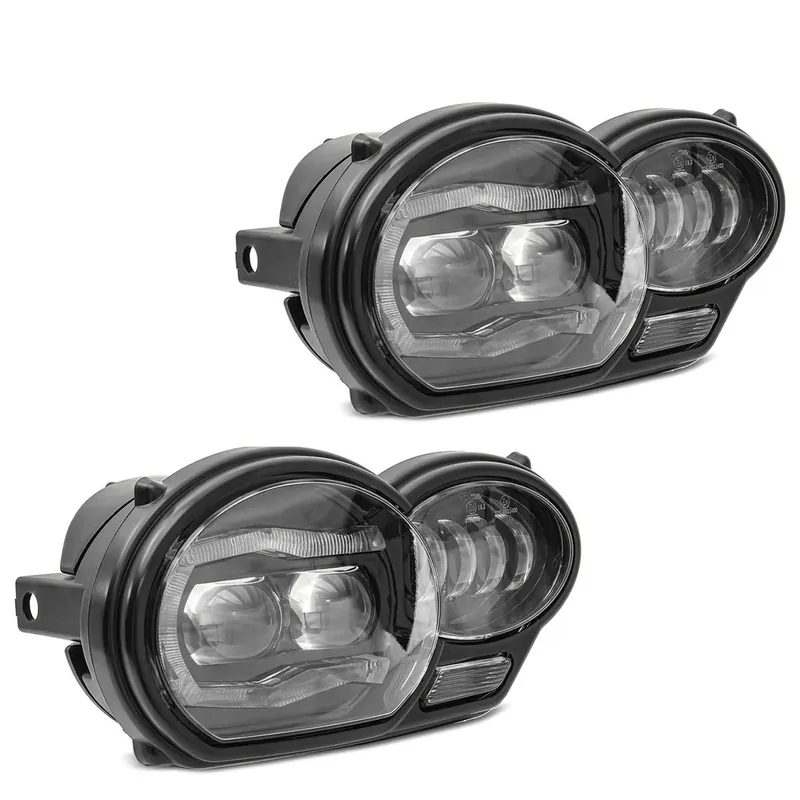 Laatste Versie 2x LED Koplamp compatibel met BMW R 1200 GS 04-12 ECE Lumitecs QL4 Discount Set