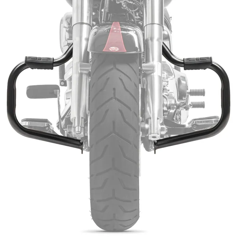 Valbeugels passend voor Harley Davidson Softail 2000-2017 Craftride Mustache zwart Snelle Levering