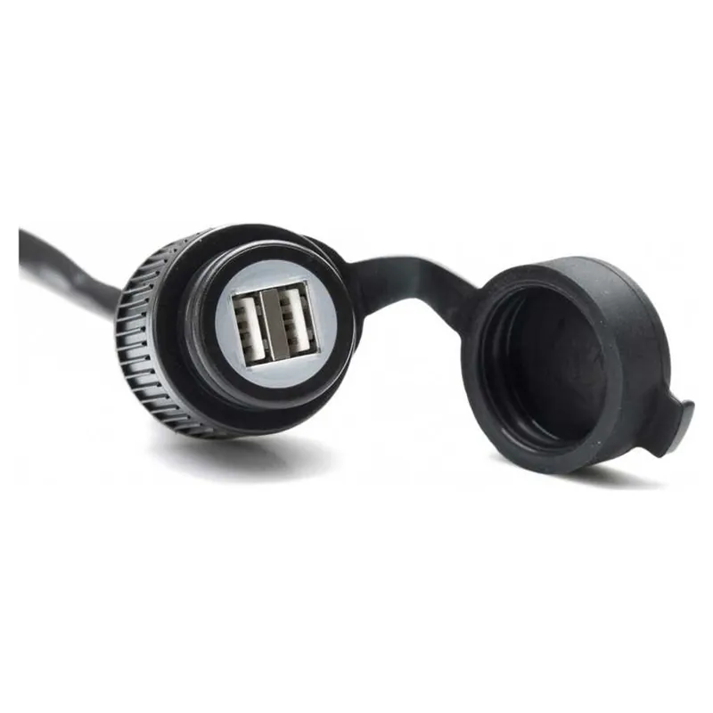 Lage Kosten SW-Motech DUBBELE USB ADAPTER MET KABELBOOM.