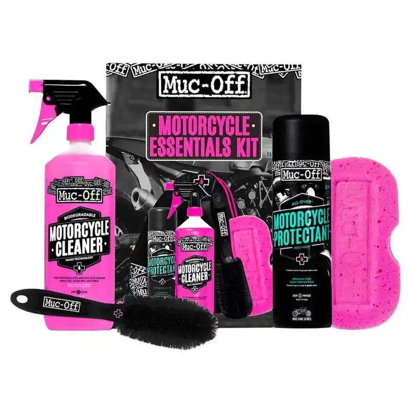 Muc-Off Motorcycle Essentials Voordeelpakket Rechtstreeks Van De Fabrikant