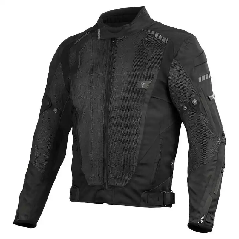 Seizoensaanbieding SECA Airflow II Doorwaai Motorjas Zwart M