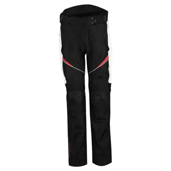 Nieuw Rusty Stitches Jenny Motorbroek Zwart-Wit-Rood 36