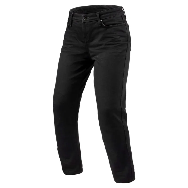 Goedkoop REV'IT! Violet Dames BF Motorjeans Zwart W26-L32