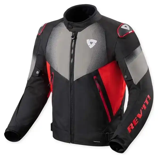 Beperkt Aanbod REV'IT! Control H2O Motorjas Zwart-Rood L