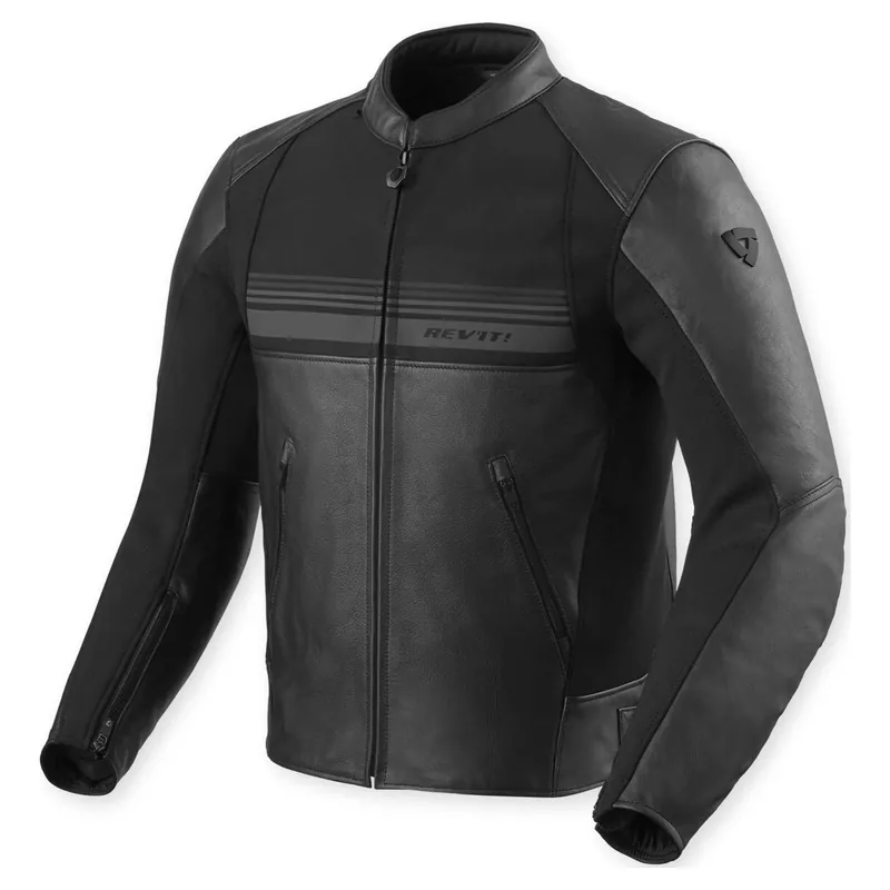REV'IT! Mile 2 Leren Motorjas Zwart 46 Koop Online