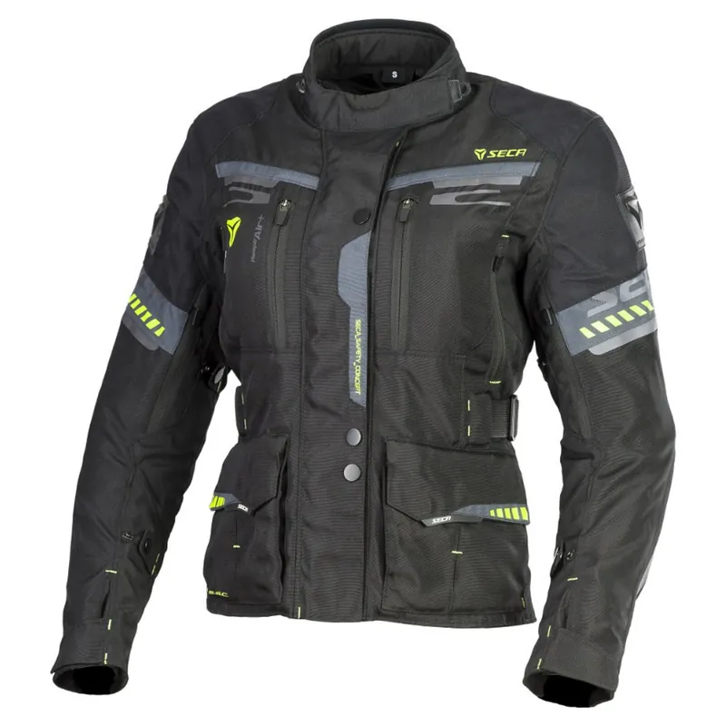 Lage Kosten SECA Arrakis II Dames Motorjas Zwart L