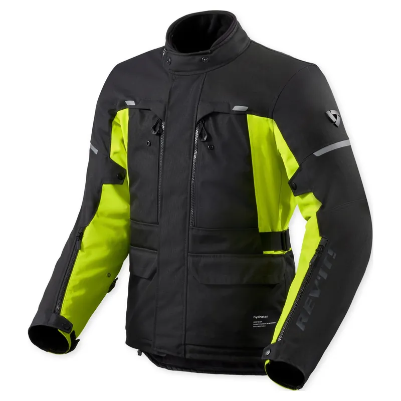 Koop Vandaag REV'IT! Outback 5 H2O Motorjas Zwart-Fluor S