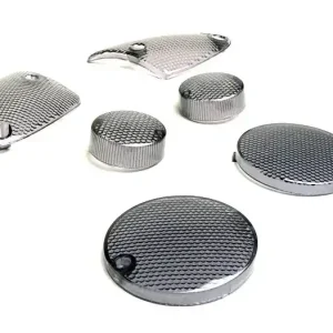 Blinkergläser BGM Originele 5er Set Aprilia SR Bj. 1998-1999 zwart Tijdelijk Beschikbaar