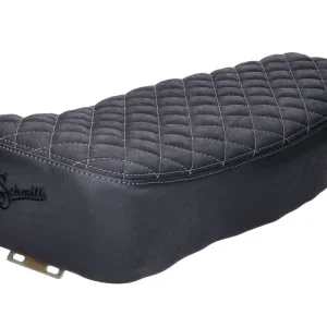 Buddy Kit Schmitt Raute gesteppt, zwart / Grijs voor Simson S50, S51, S70 Beste Prijs