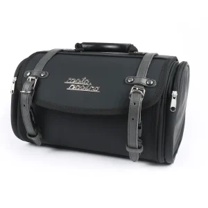 Gratis Retour Koffer Tas (klein) voor Bagagedrager (alternative zum Topcase) Moto Nostra Classic ´PU´ 330x190x180mm passend voor z.B. Vespa, Lambretta, GTS 125-300, GTV, LX/LXV, ET4, S50-150, Sprint, Primavera 10 Liter zwart