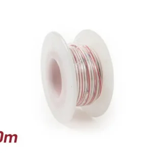 Elektrokabel universeel 0,85mm² 10m Weiss/Rot Weekendaanbieding