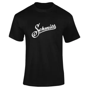 Premium T-Shirt Schmitt Logo, zwart 100% Baumwolle unisex - Maat XL