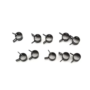 FederKlem zwart 10mm 10 stuks voor Brommer, Brommer, Mokick Lage Prijs