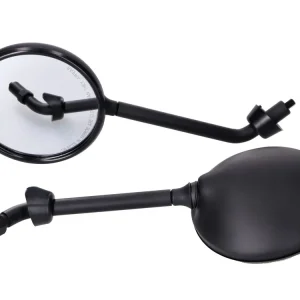 Weekendaanbieding Spiegel Set M8 zwart kort voor Vespa GTS 125 2018-, GTS 300 HPE