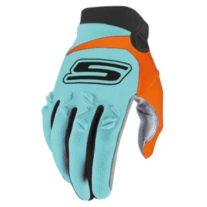 Voordeelprijs Handschoenen MX S-Line homologiert, blauw / orange - Maat L