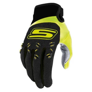 Beperkt Aanbod Handschoenen MX S-Line homologiert, zwart / fluo-gelb - Maat M