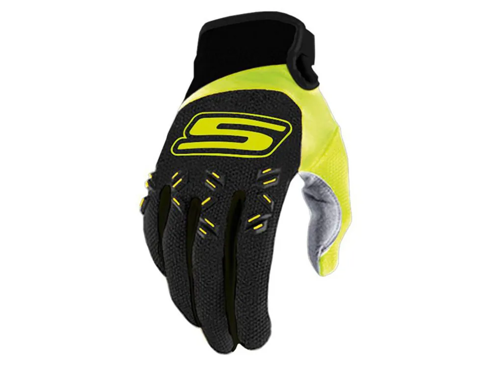 Betaalbaar Handschoenen MX S-Line homologiert, zwart / fluo-gelb - Maat XL