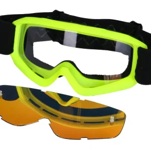 MX-Brille S-Line Kinder fluo-gelb - Iridium rood Uitverkoop