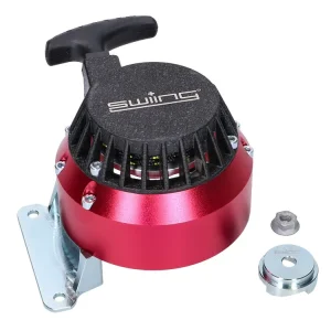 Direct Verzonden Seilzugstarter swiing rood voor Piaggio Ciao Mono / Vario