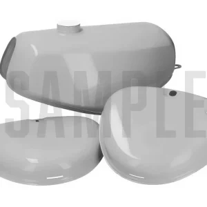 Veilige Betaling Benzinetank en Zijkap Set blauw voor Simson S50, S51, S70