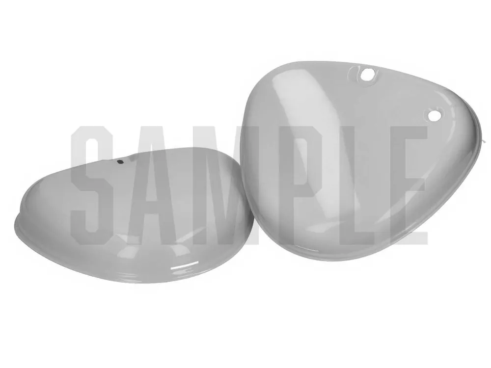 Zijkap Set zilver Metaalic voor Simson S50, S51, S70 Veilige Betaling