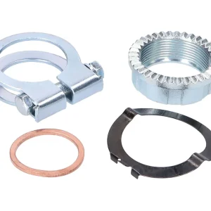 Spruitstukmoer Set 32mm 4-delig voor Simson S50, S51, S53, S70, S83, SR50, SR80 Gereduceerde Prijs