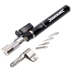GasSoldeerbout Silverline 195mm incl. 4 Lötspitzen Beste Prijs