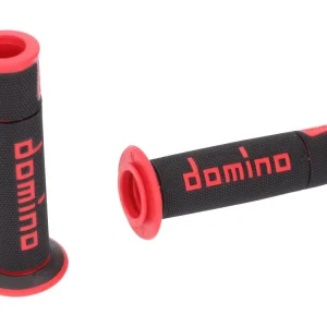 Bestseller Handvaten set Domino A450 On-Road Racing zwart / rood met Open einde