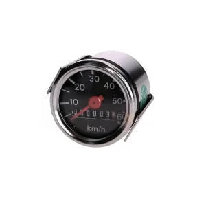 Snelheidsmeter universeel 60km/h 48mm zwart voor Hercules, Simson Superprijs