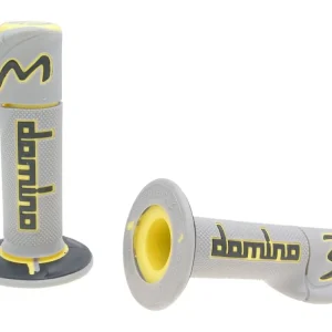 Bestseller Handlebar Grip Set Domino A230 Off-road Grey / Yellow / Black