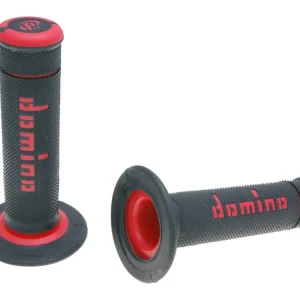 Handvaten set Domino A190 Off-Road zwart / rood Populair