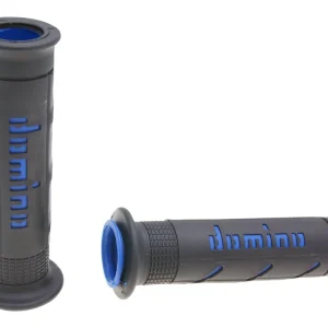 Handvaten set Domino A250 On-Road zwart / blauw met Open einde Direct Verzonden